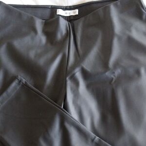 Mng Black Matt Faux Lleather Slim Leg Pants.  Size XL